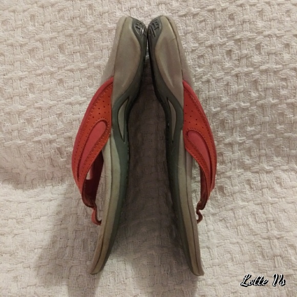 Dr. School's "Lottie" Orange Sandals sz 6 - Picture 3 of 7